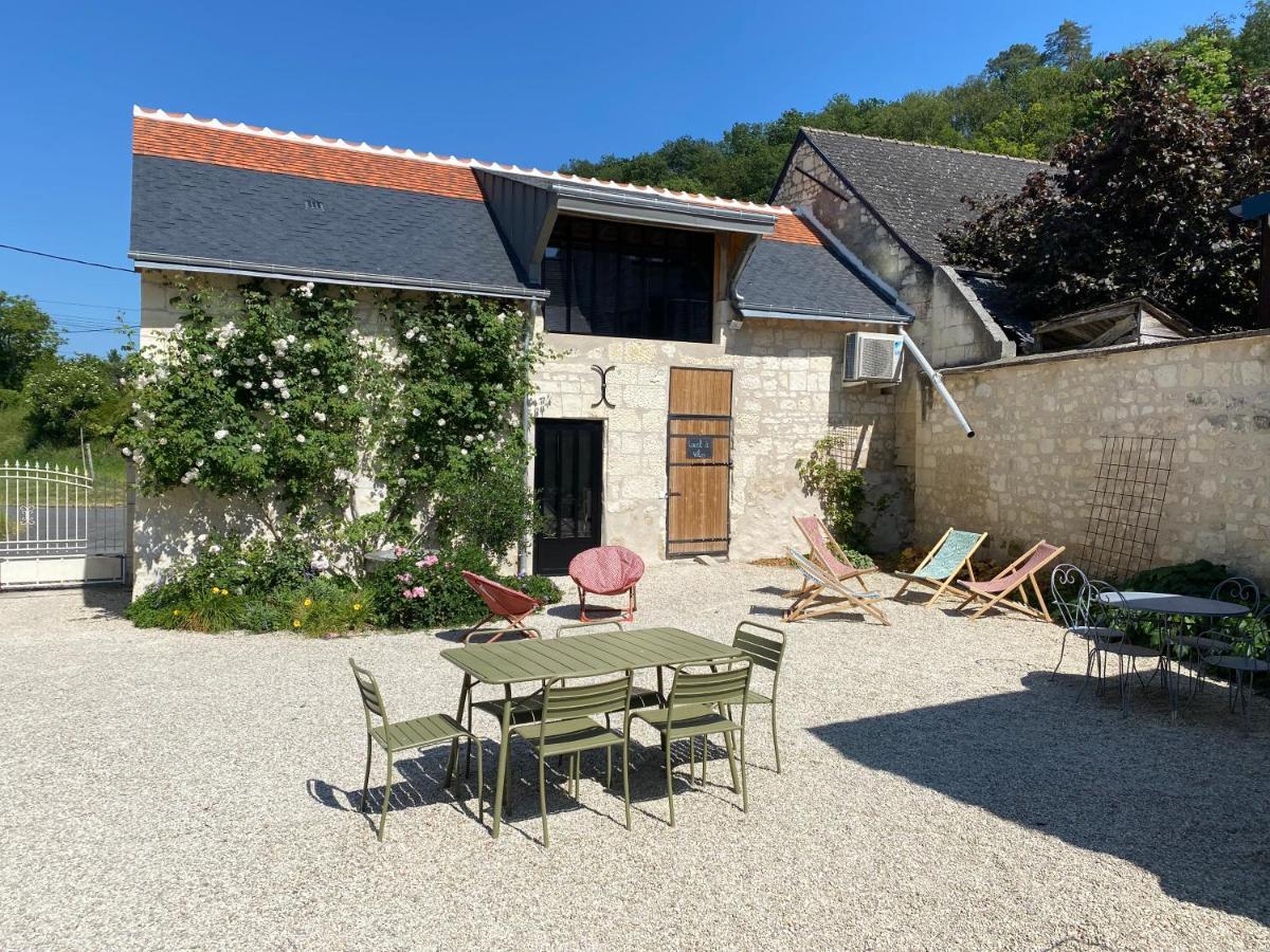 Studio Indre Climatise, La Halte De Cuze, Aux Abords De La Loire A Velo Huismes المظهر الخارجي الصورة